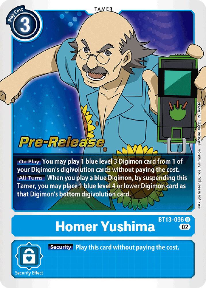 Homer Yushima card image
