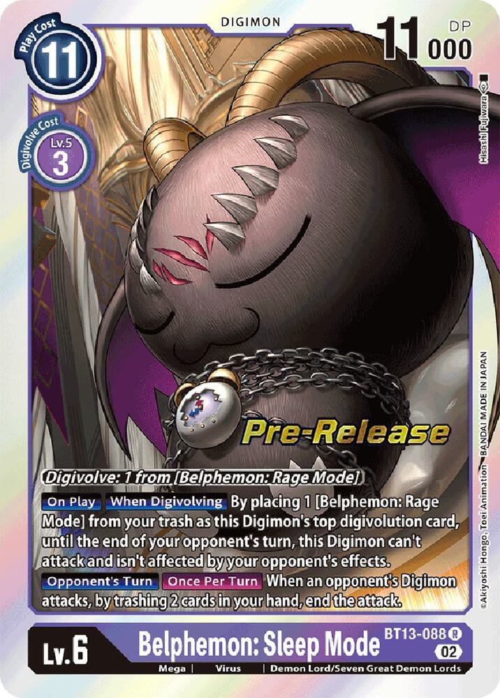Belphemon: Sleep Mode card image