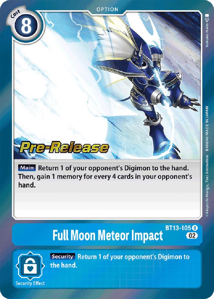 Full Moon Meteor Impact card image