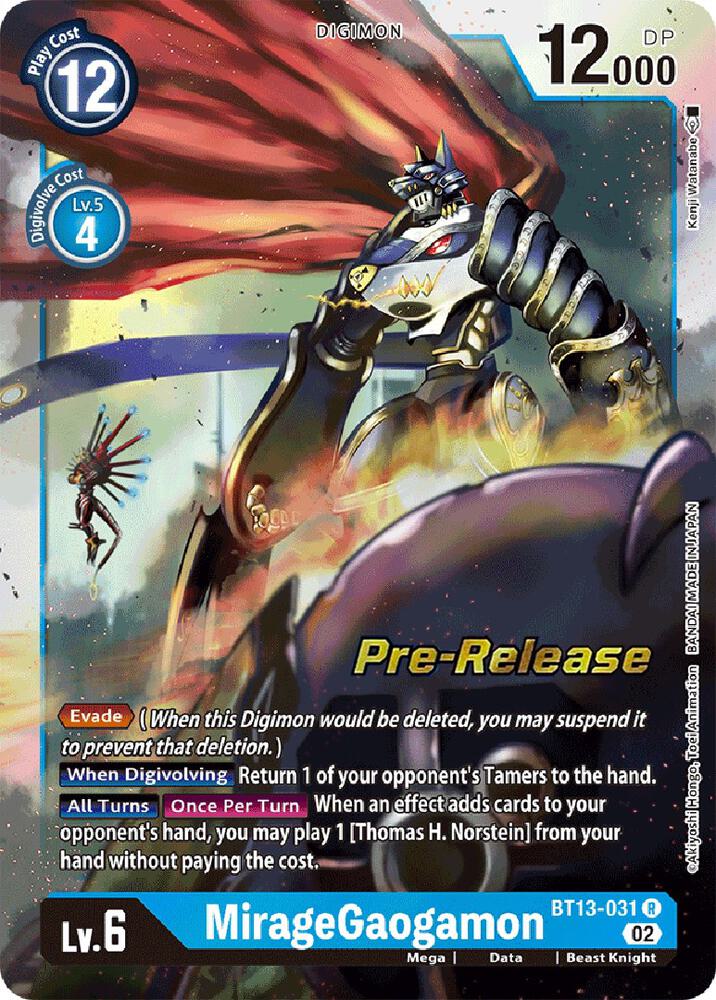 MirageGaogamon card image