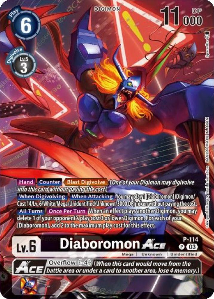 Diaboromon ACE - P-114 (Tamer Goods Set Diaboromon) card image