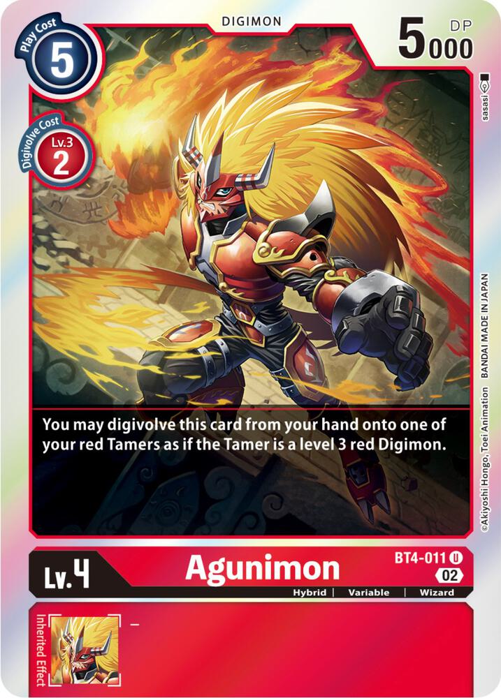 Agunimon (Resurgence Booster Reprint) card image