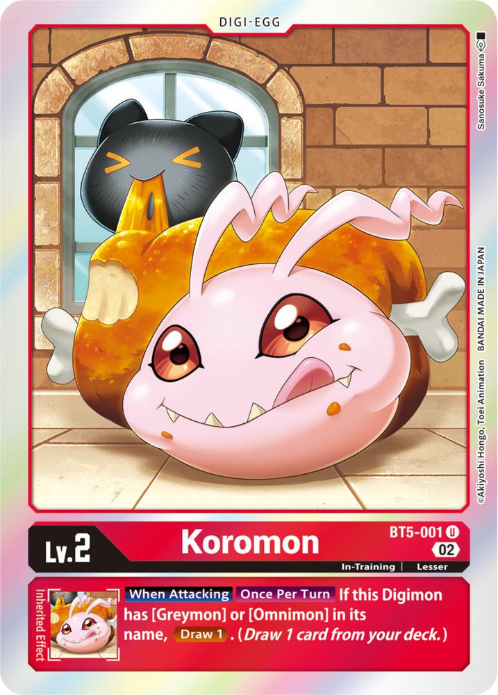 Koromon (Resurgence Booster Reprint) card image