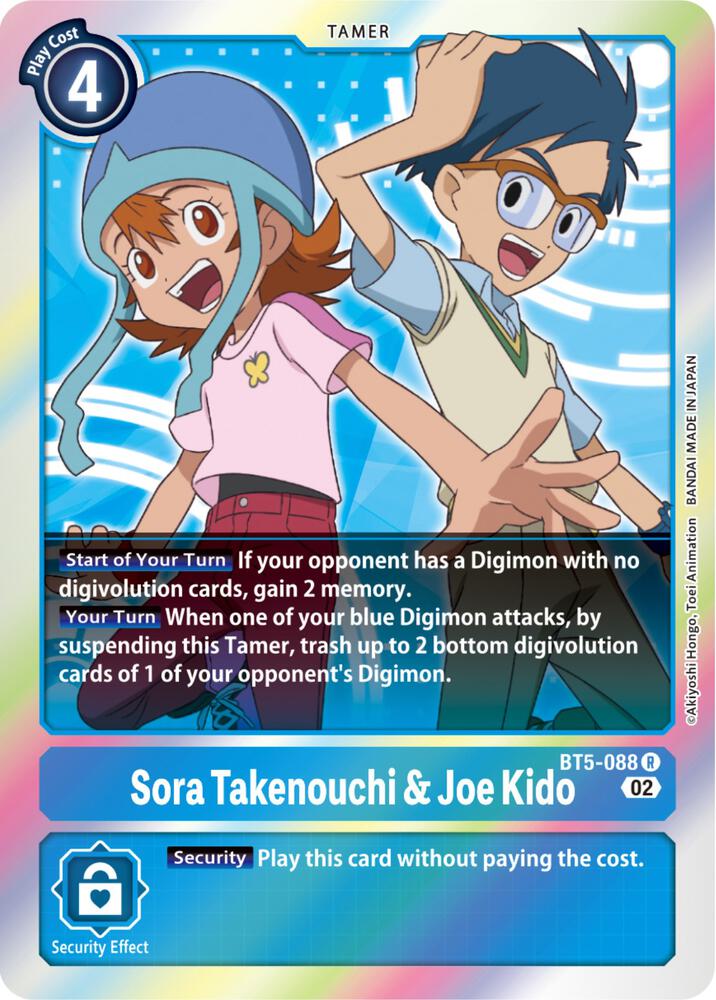 Sora Takenouchi & Joe Kido (Resurgence Booster Reprint) card image