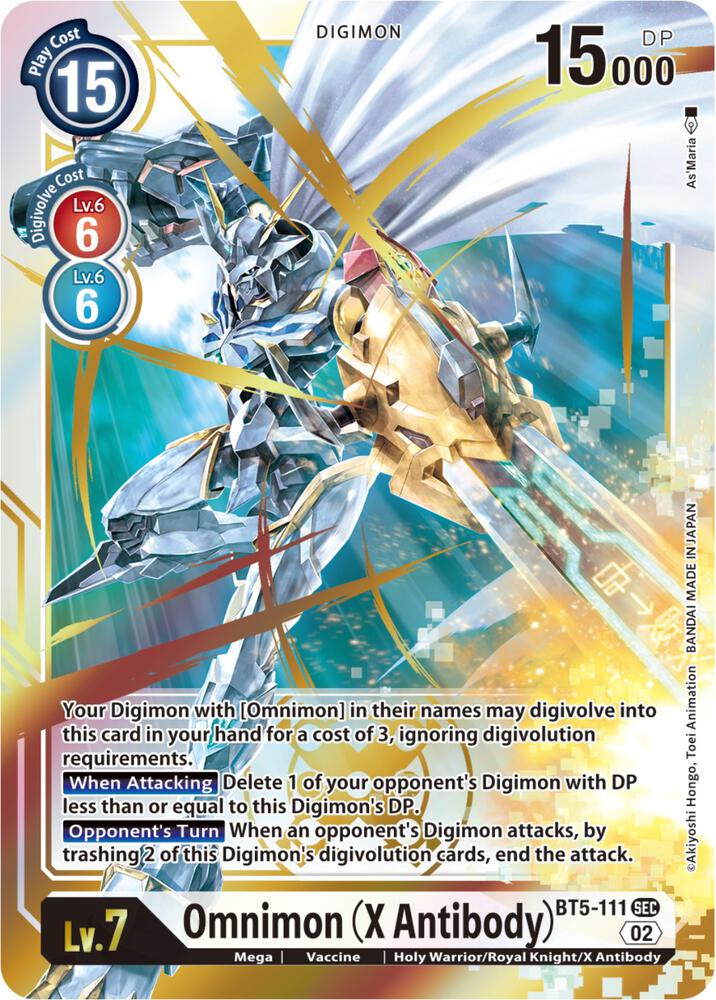 Omnimon (X Antibody) (Resurgence Booster Reprint) card image