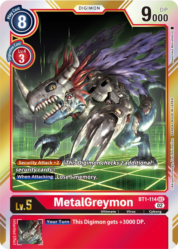 MetalGreymon (Resurgence Booster Reprint) card image