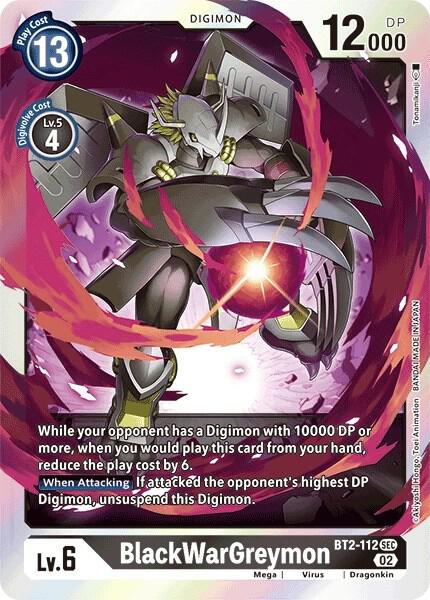 BlackWarGreymon (Resurgence Booster Reprint) card image