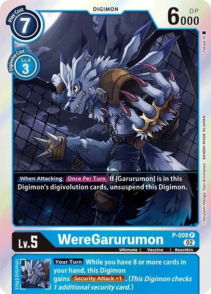 WereGarurumon - P-008 (Resurgence Booster Reprint) card image