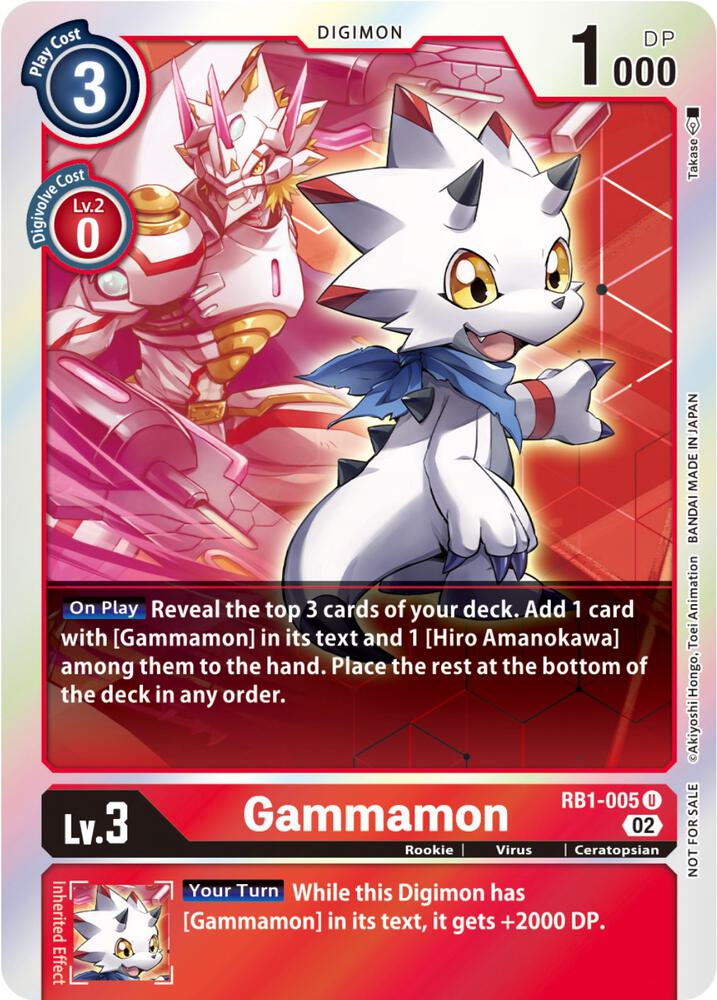 Gammamon - RB1-005 (Resurgence Booster Box Promotion Pack) card image