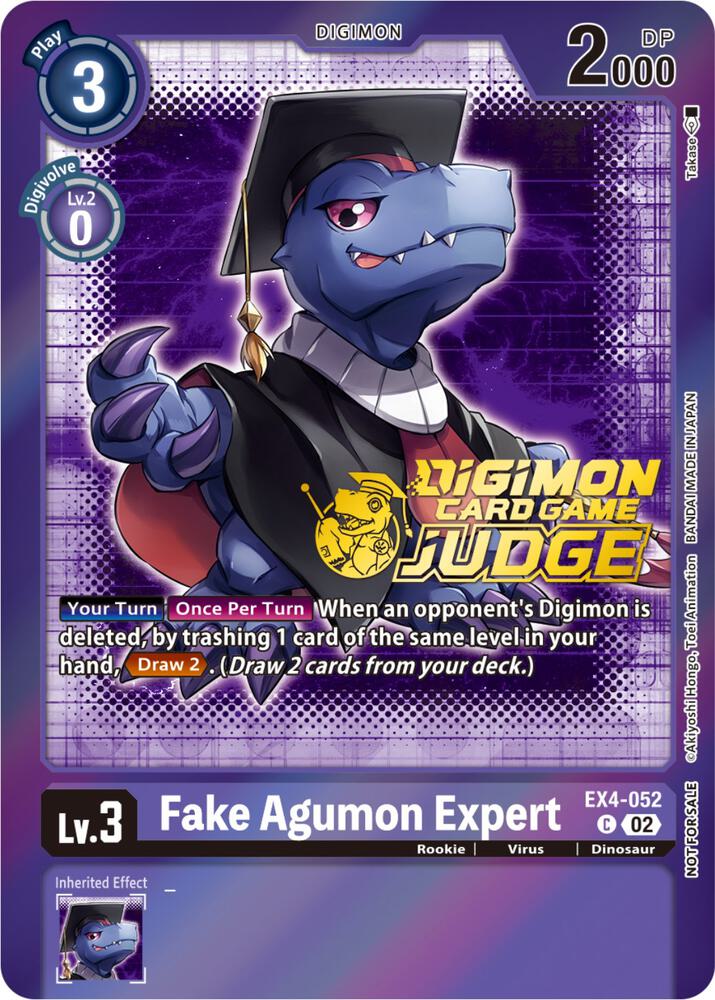 Fake Agumon Expert - EX4-052 (Judge Pack 4) card image