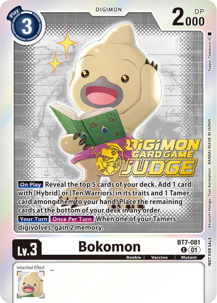 Bokomon - BT7-081 (Judge Pack 4) card image