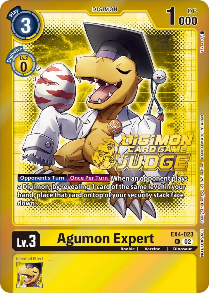 Agumon Expert - EX4-023 (Judge Pack 4) card image