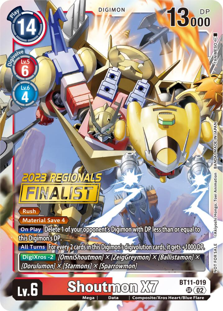 Shoutmon X7 (2023 Regionals Finalist) card image