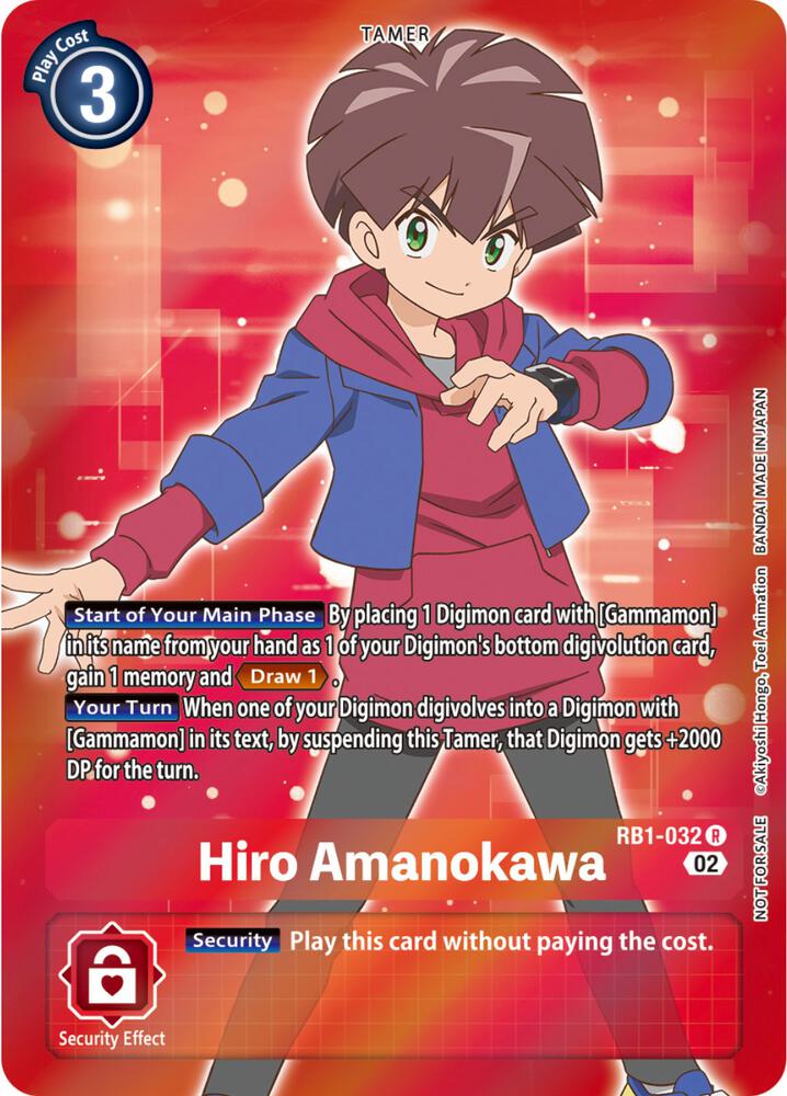 Hiro Amanokawa (Resurgence Booster Box Promotion Pack) card image