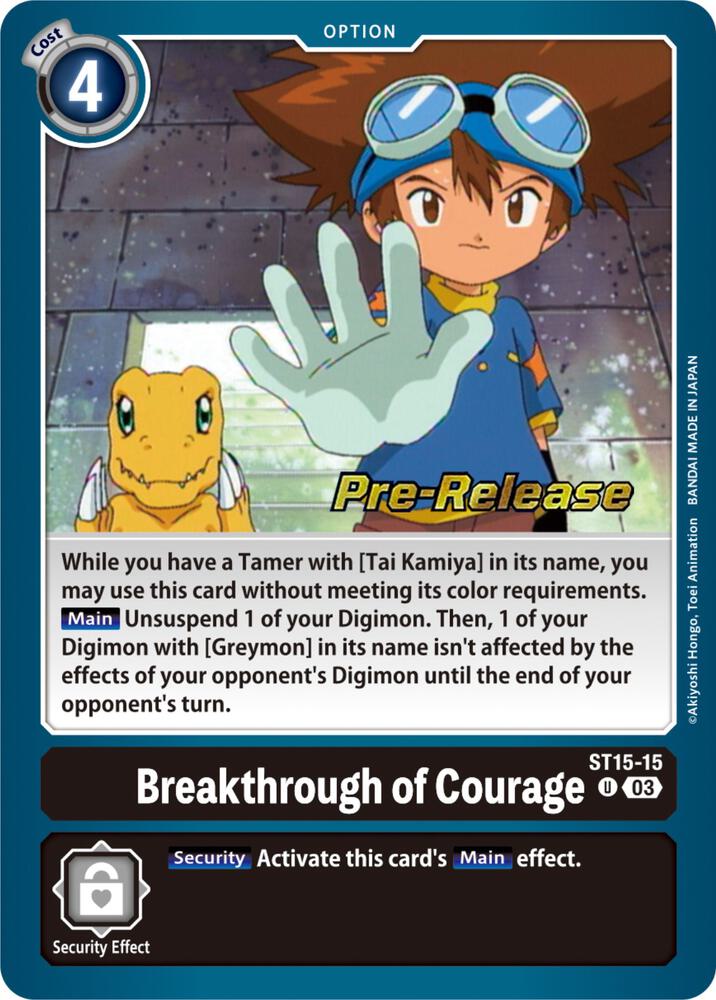 Breakthrough of Courage card image