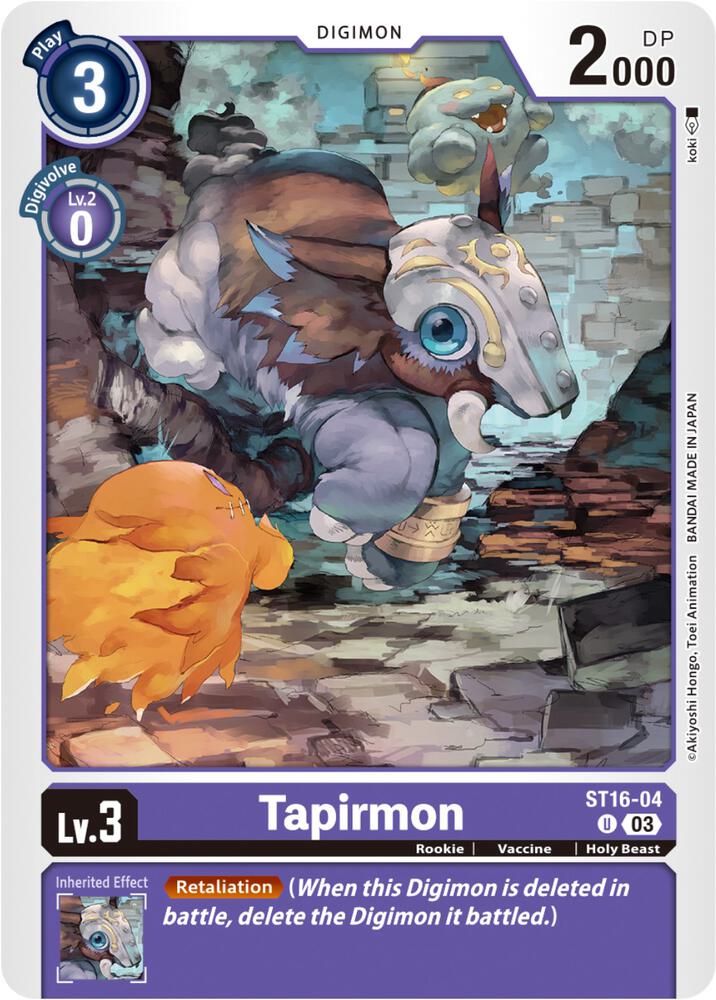 Tapirmon card image