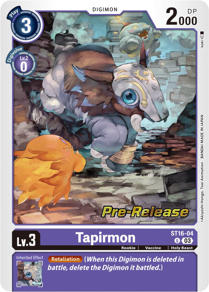 Tapirmon card image