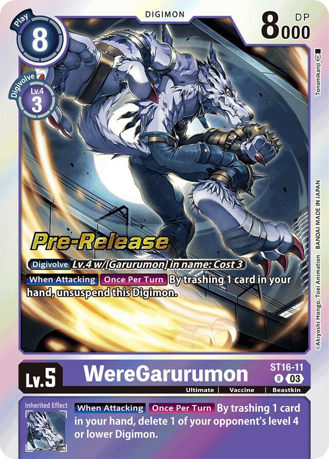 WereGarurumon card image