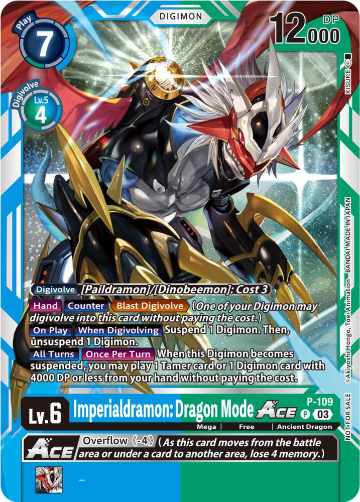 Imperialdramon: Dragon Mode ACE - P-109 (NYCC 2023 Demo Deck) card image