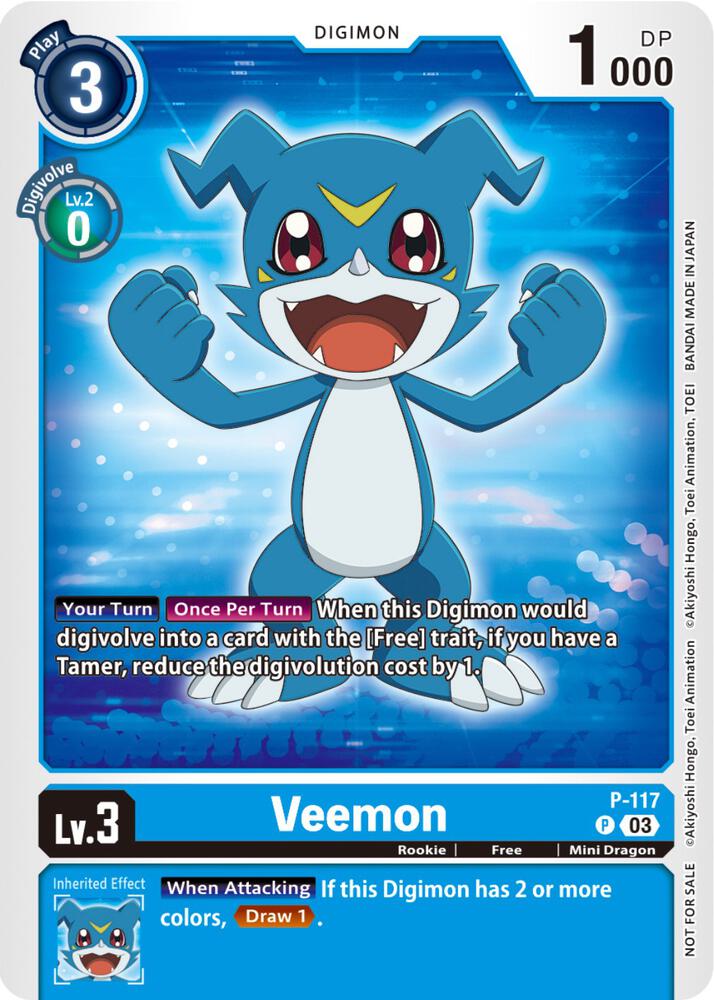 Veemon - P-117 (NYCC 2023 Demo Deck) card image