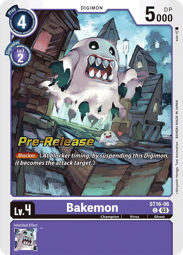 Bakemon card image