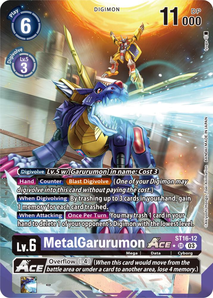 MetalGarurumon ACE (Alternate Art) card image