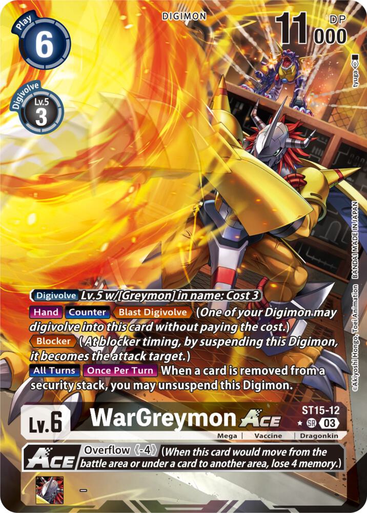 WarGreymon ACE (Alternate Art) card image