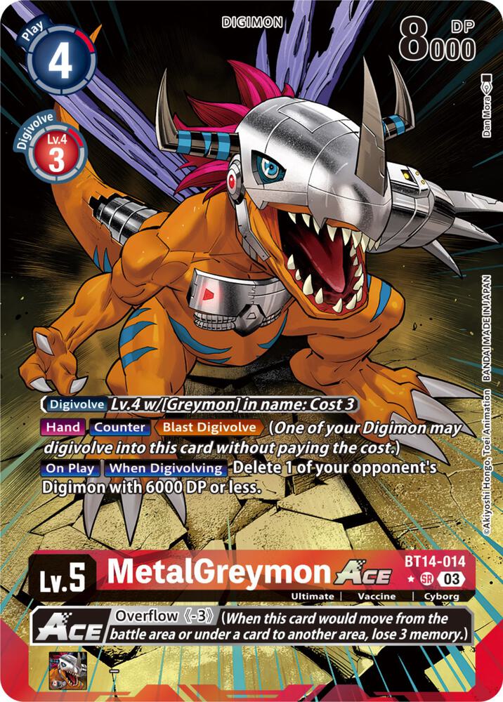 MetalGreymon ACE (English Exclusive Alternate Art) card image