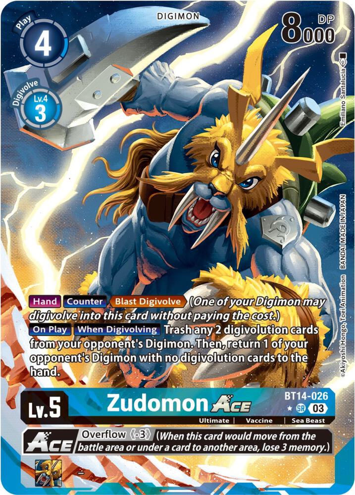 Zudomon ACE (English Exclusive Alternate Art) card image