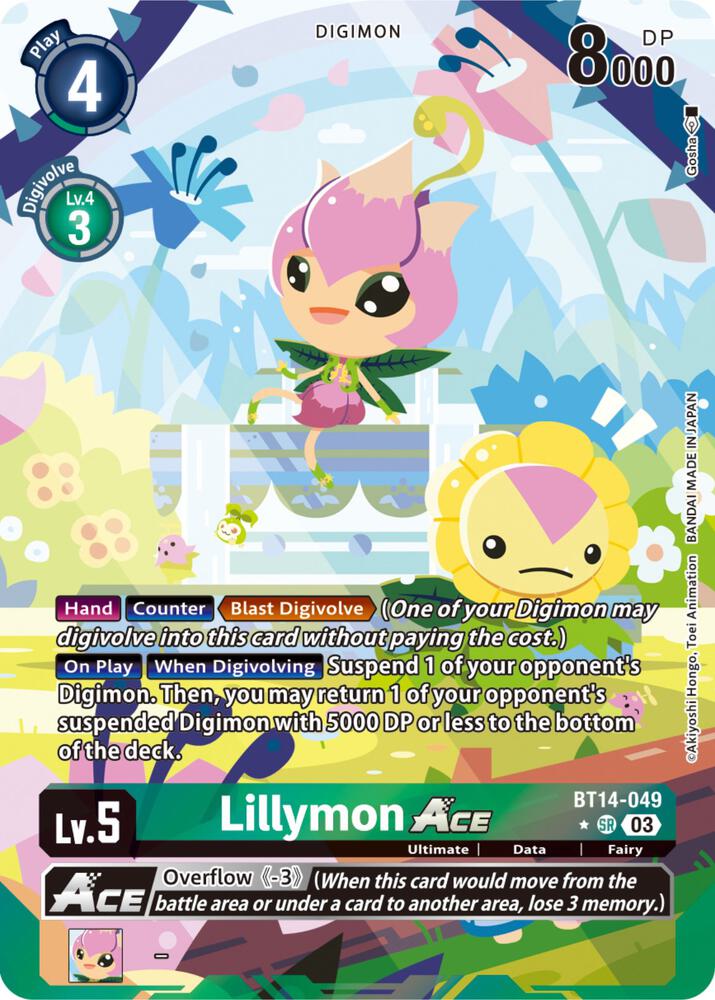 Lillymon ACE (English Exclusive Alternate Art) card image