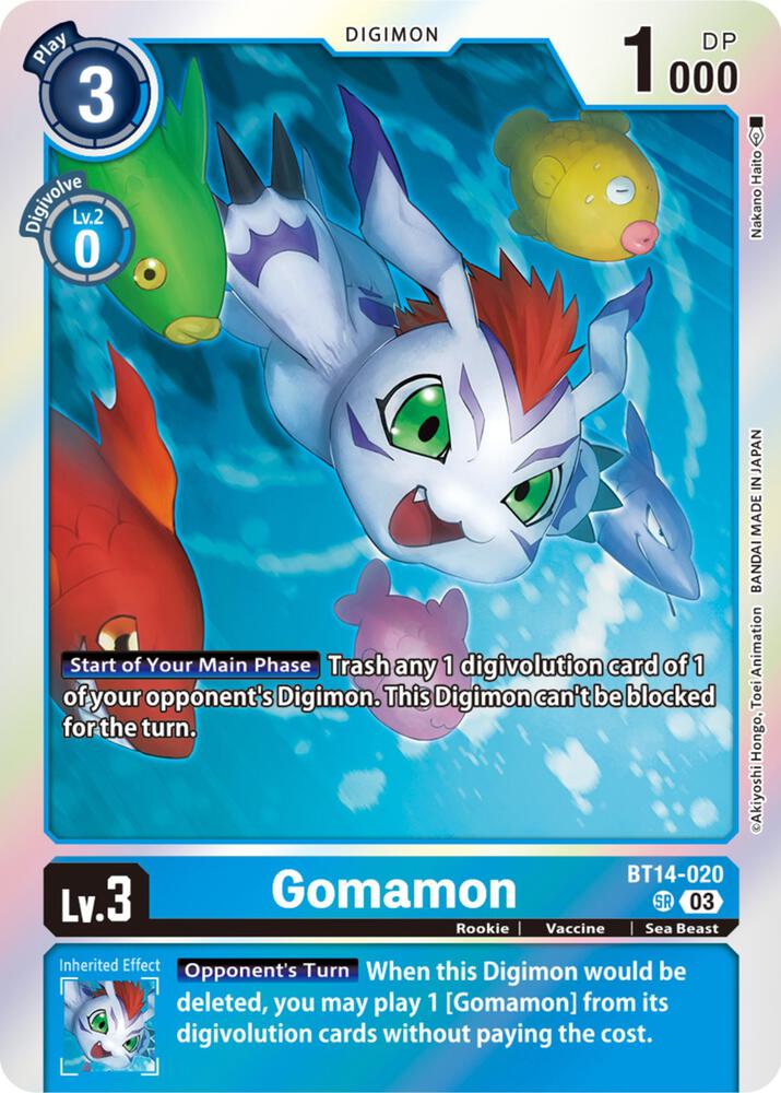 Gomamon card image