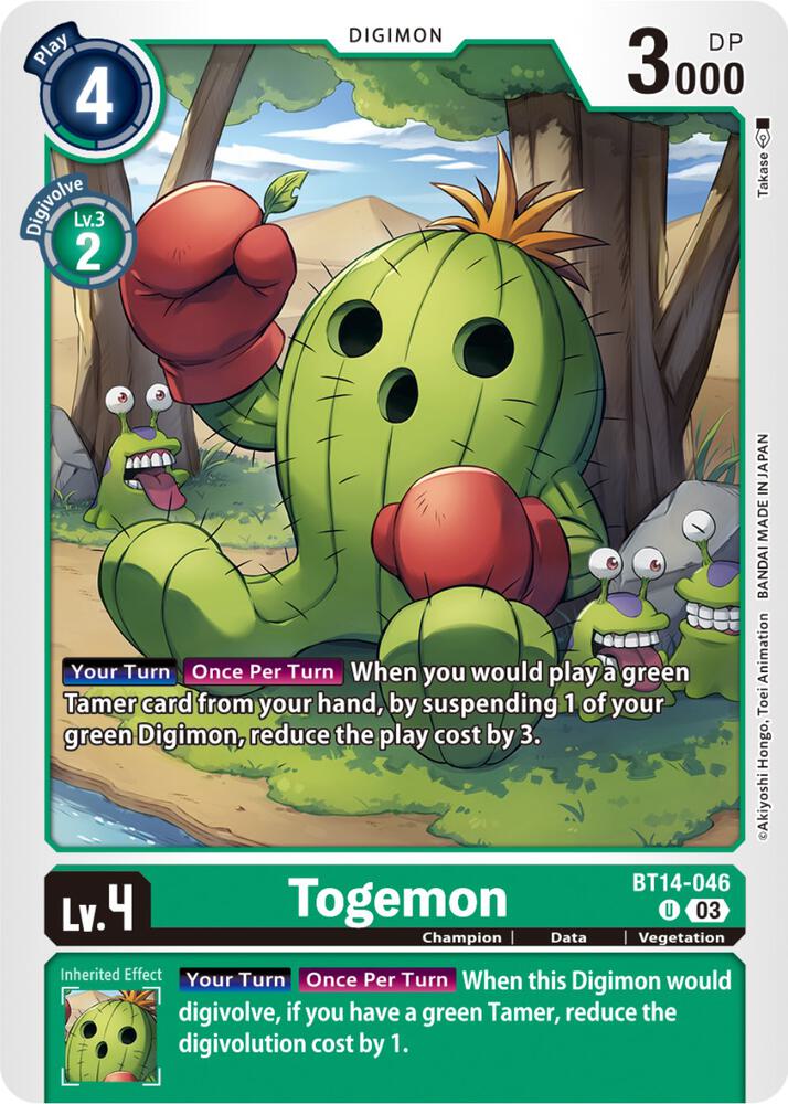 Togemon card image