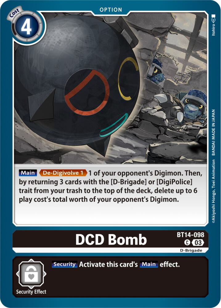 DCD Bomb card image
