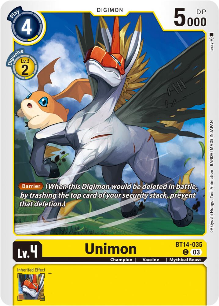 Unimon card image