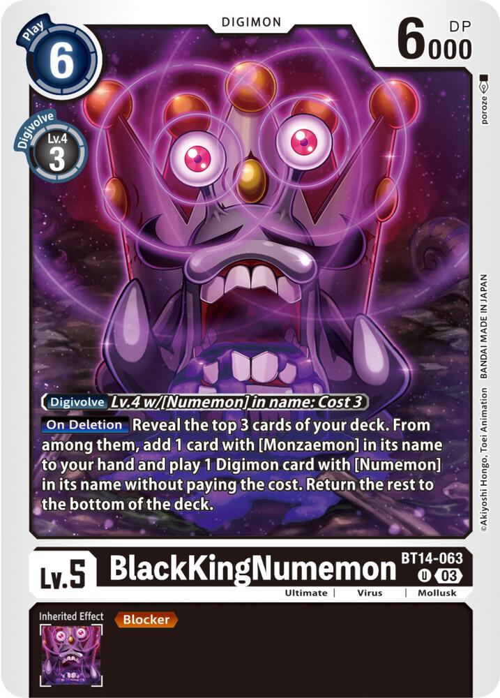 BlackKingNumemon card image