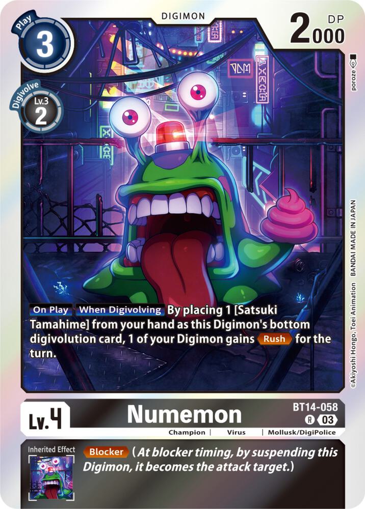 Numemon card image