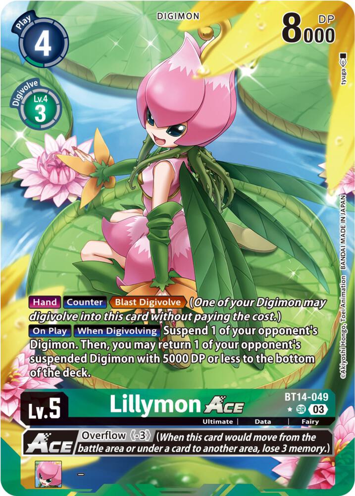Lillymon ACE (Alternate Art) card image