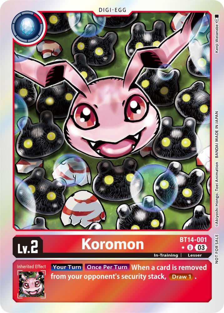 Koromon (Blast Ace Box Promotion Pack) card image
