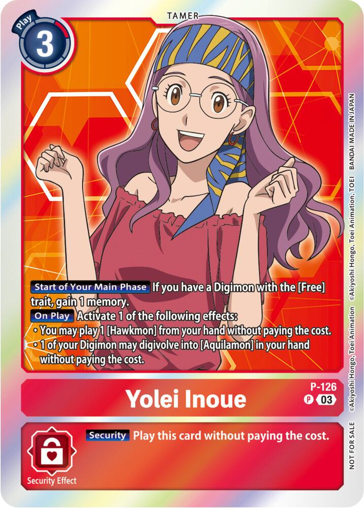 Yolei Inoue - P-126 (Tamer Party Pack -The Beginning- Ver. 2.0) card image
