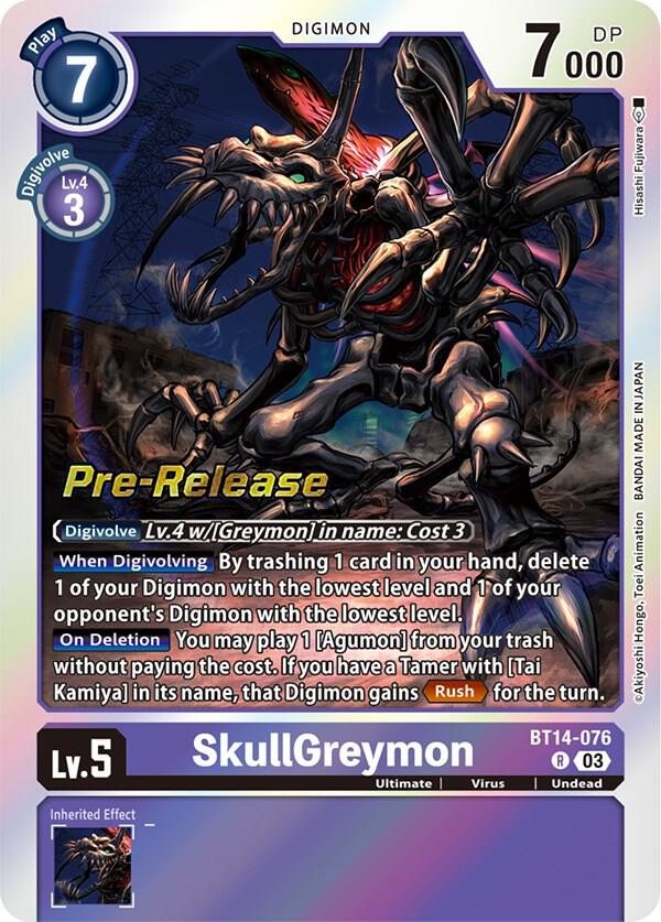 SkullGreymon card image