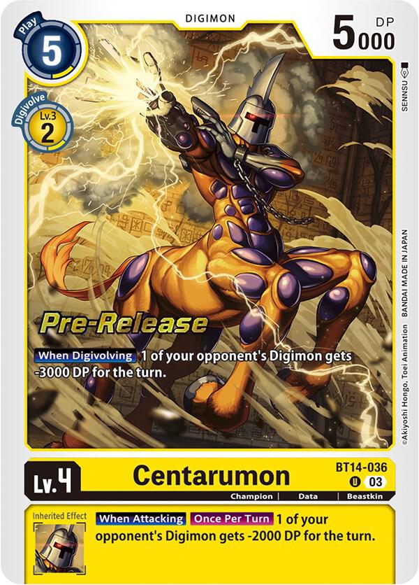 Centarumon card image