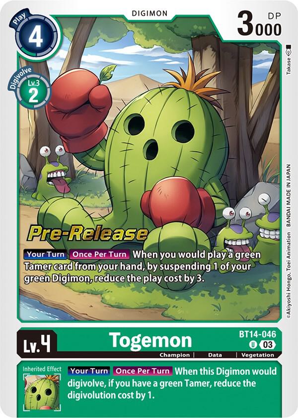 Togemon card image