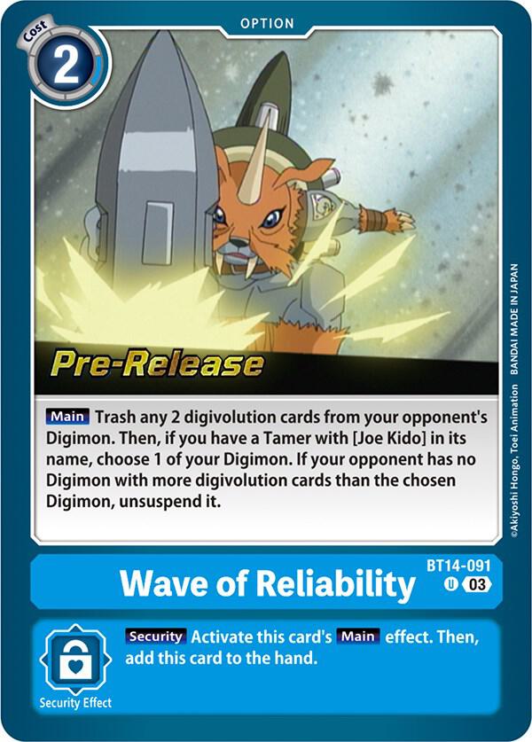 Wave of Reliability card image