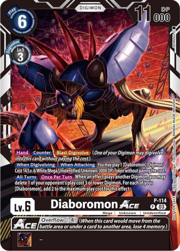 Diaboromon ACE - P-114 (3rd Anniversary Survey Pack) card image