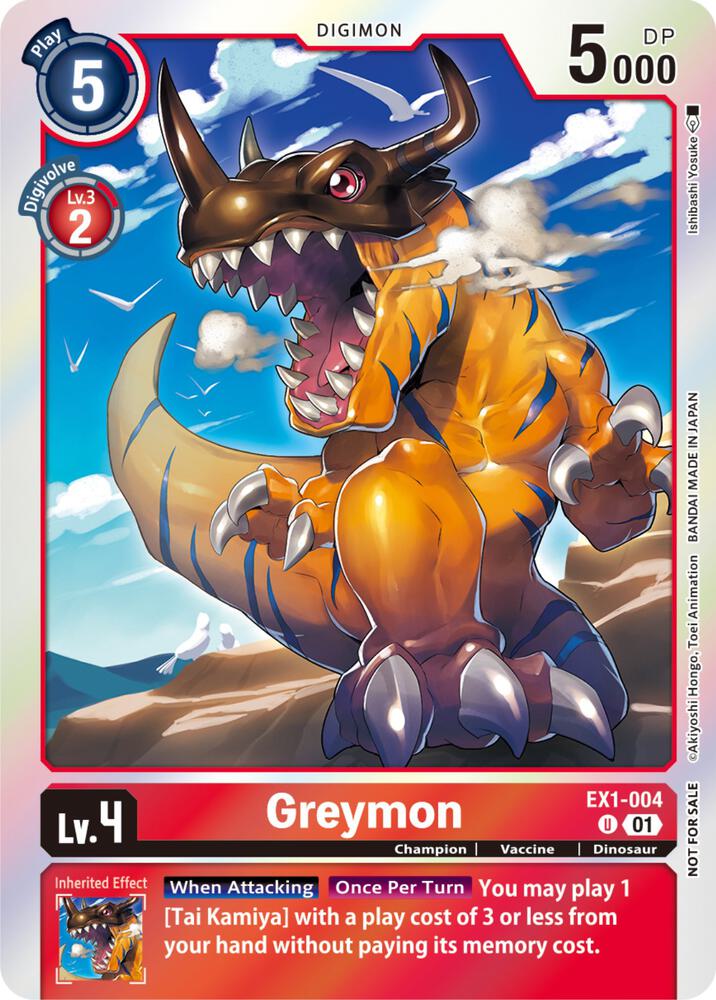 Greymon (Blast Ace Double Pack Set) card image