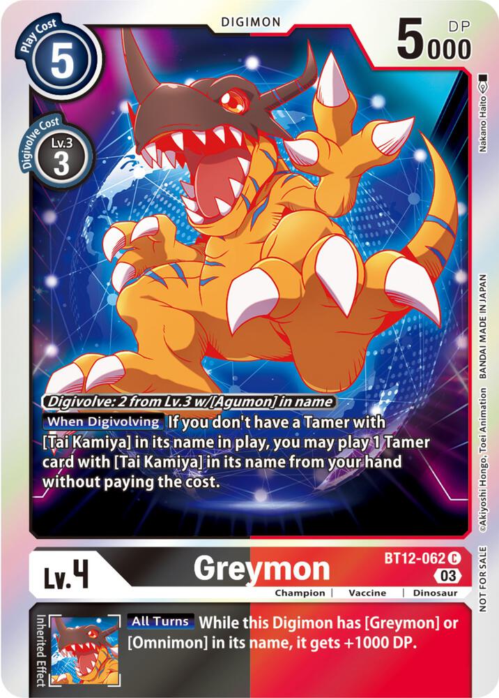 Greymon (Official Tournament Pack Vol.11) card image