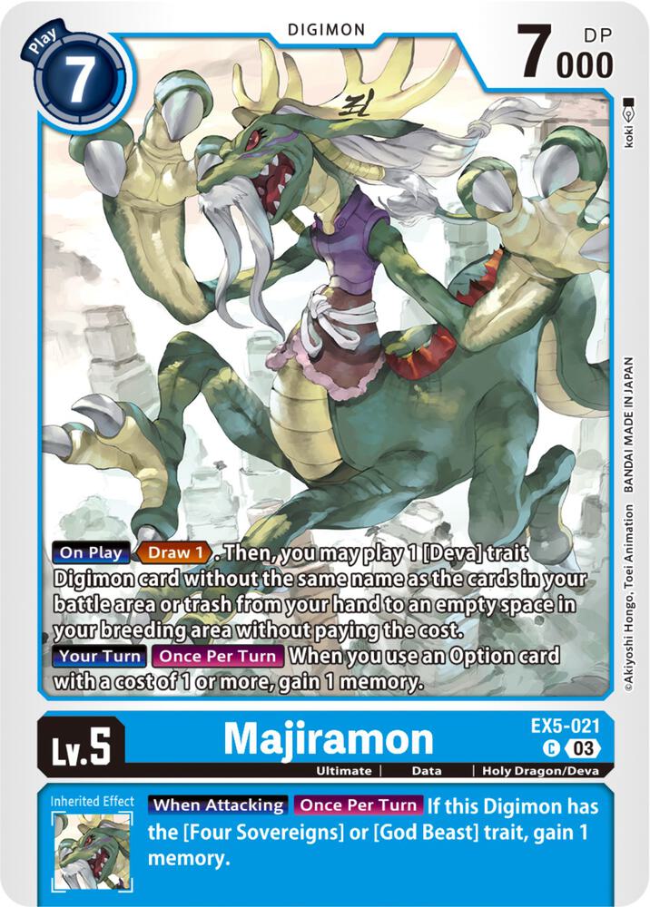 Majiramon card image