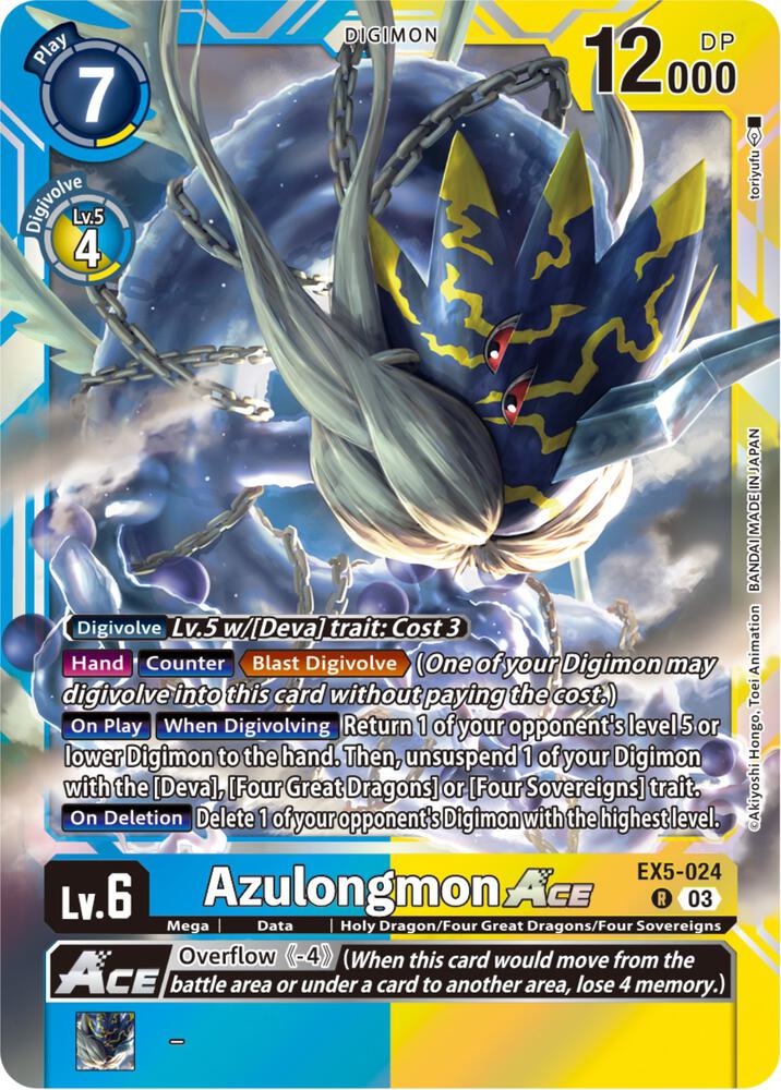 Azulongmon ACE card image
