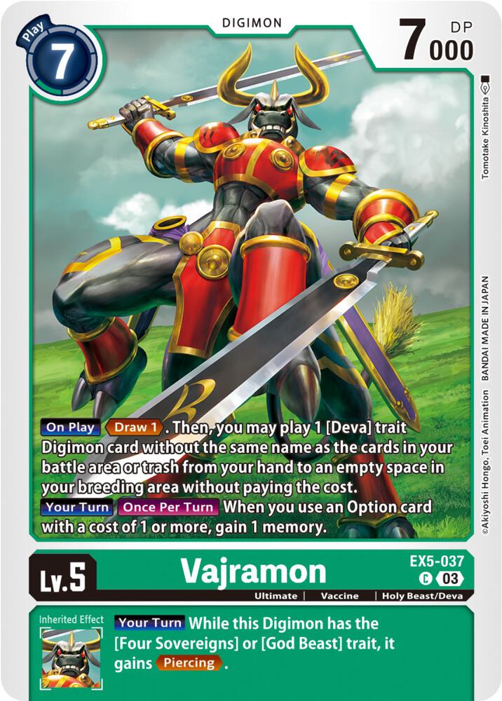 Vajramon card image