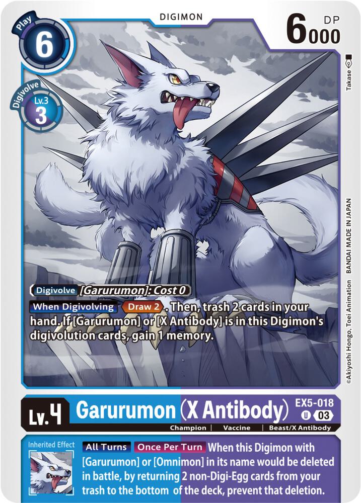 Garurumon (X Antibody) card image